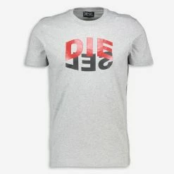 Diesel Grey Logo T Shirt