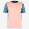 Farah Pink Colourblock T Shirt
