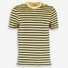 Farah Yellow & Grey Stripe T Shirt