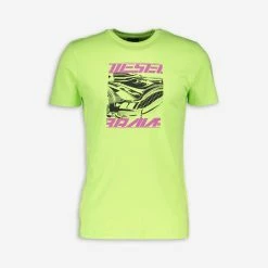 Diesel Lime Logo T Shirt