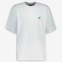 The Neighbour Goods White Embroidered Dollar Oversized T Shirt