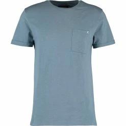 Clean Cut Copenhagen Blue Single Pocket T Shirt