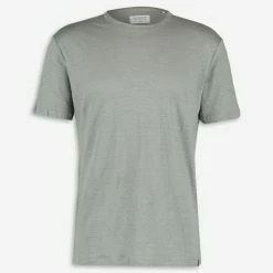 Gabba Green Linen Crew T Shirt