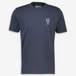 Gabba Navy Lobster Embroidery T Shirt