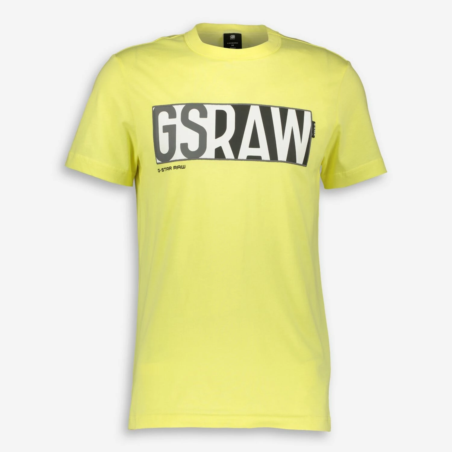 G Star Raw Yellow Logo T Shirt 1 G Star Raw Yellow Logo T Shirt