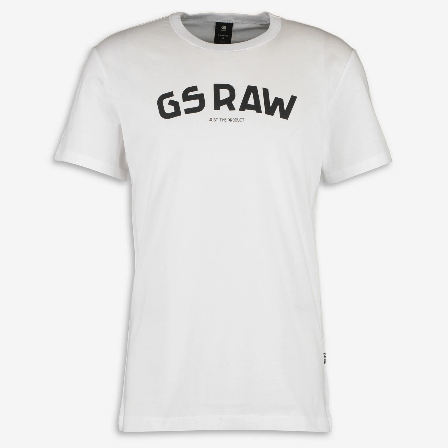 G Star Raw White Branded T Shirt 1 G Star Raw White Branded T Shirt