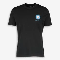 Ben Sherman Black Target Graphic T Shirt