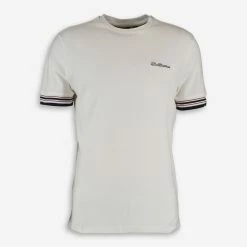 Ben Sherman White Embroidered Logo T Shirt