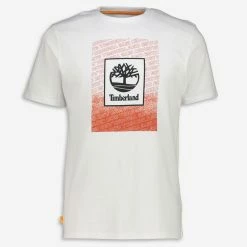 Timberland White Graphic T Shirt