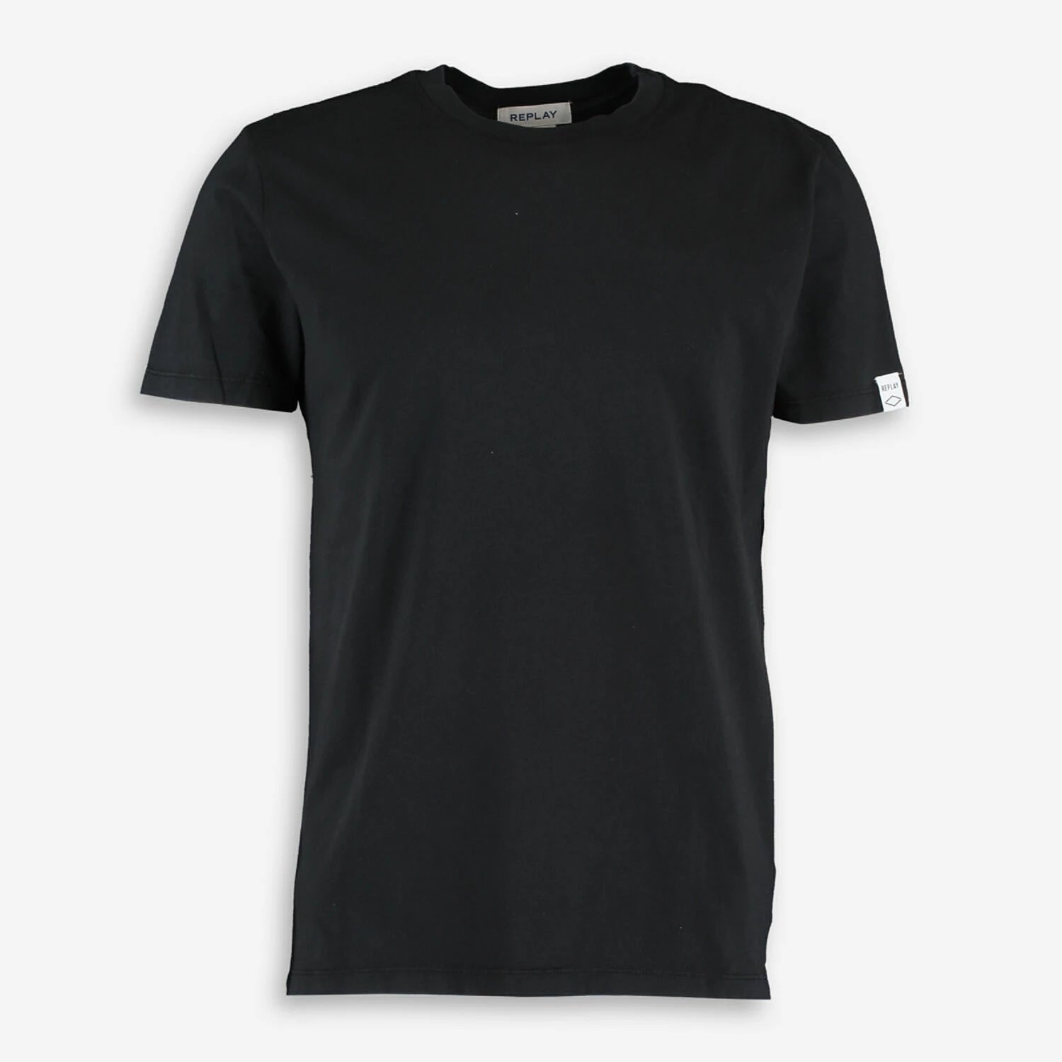 Replay Navy Plain T Shirt 1 Replay Navy Plain T Shirt