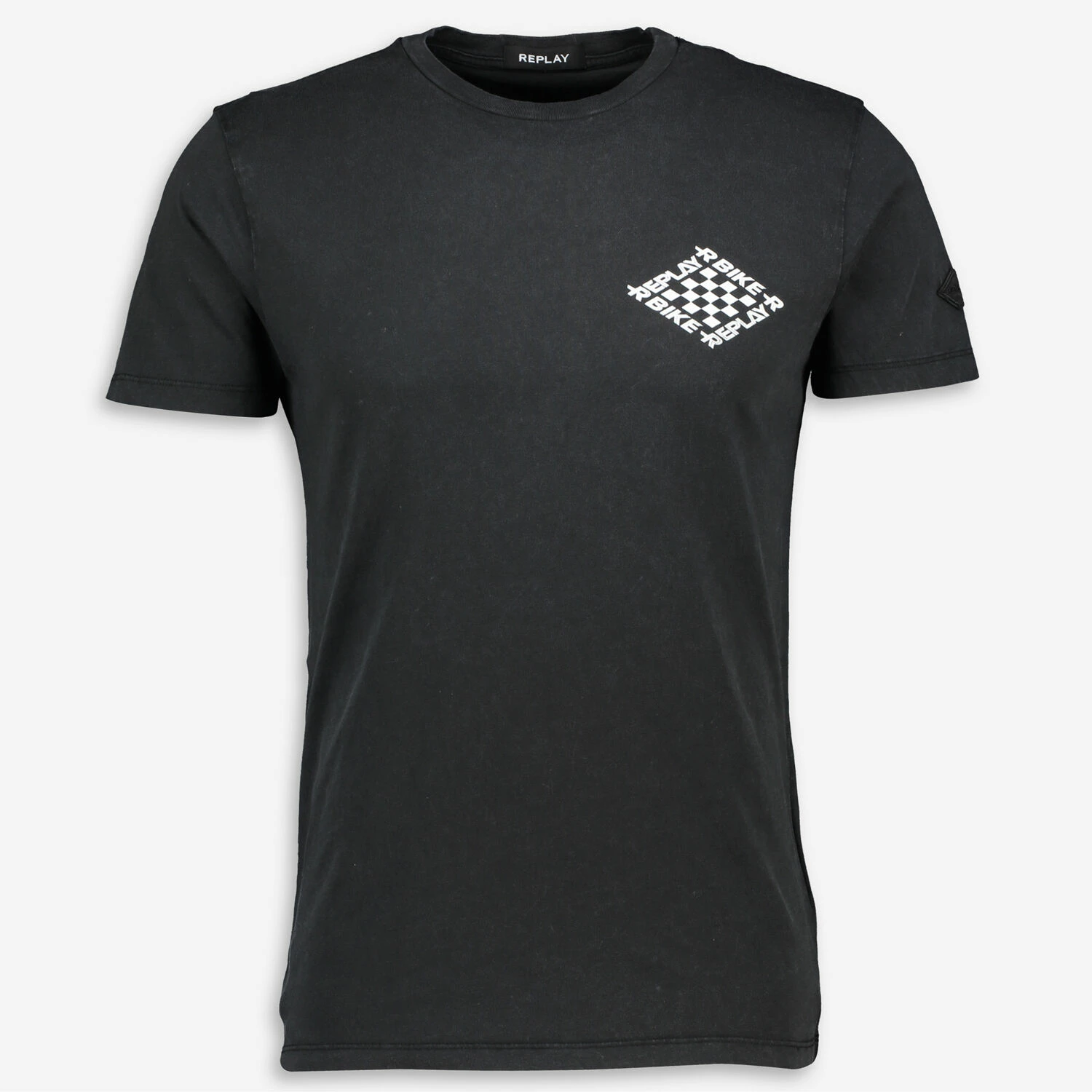 Replay Black Graphic T Shirt 2 Replay Black Graphic T Shirt - Image 2