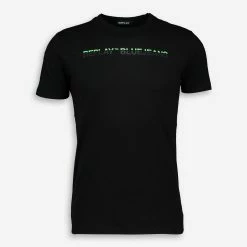 Replay Black Logo T Shirt