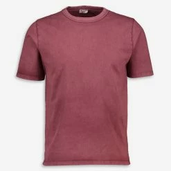 Mida Burgundy Basic T Shirt