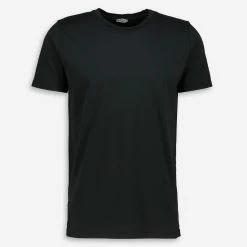 M.I.D.A Black Basic Plain T Shirt
