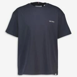 Les Deux Navy Embroidered Logo T Shirt
