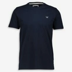 Crew Clothing Co. Navy Plain T-shirt