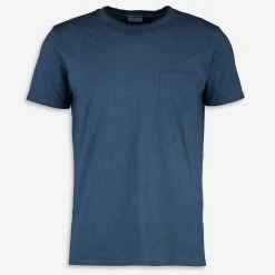 M.I.D.A Dark Denim Blue Basic T Shirt