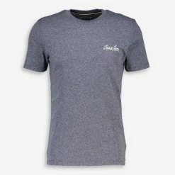 Jack & Jones Navy Marl Logo T Shirt