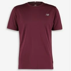 New Balance Burgundy Core Run T Shirt