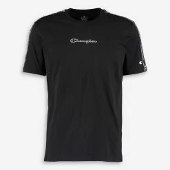 Champion Black Logo Sports T Shirt