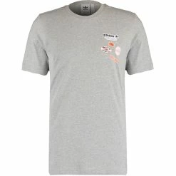 Adidas Grey LDN Badges T Shirt