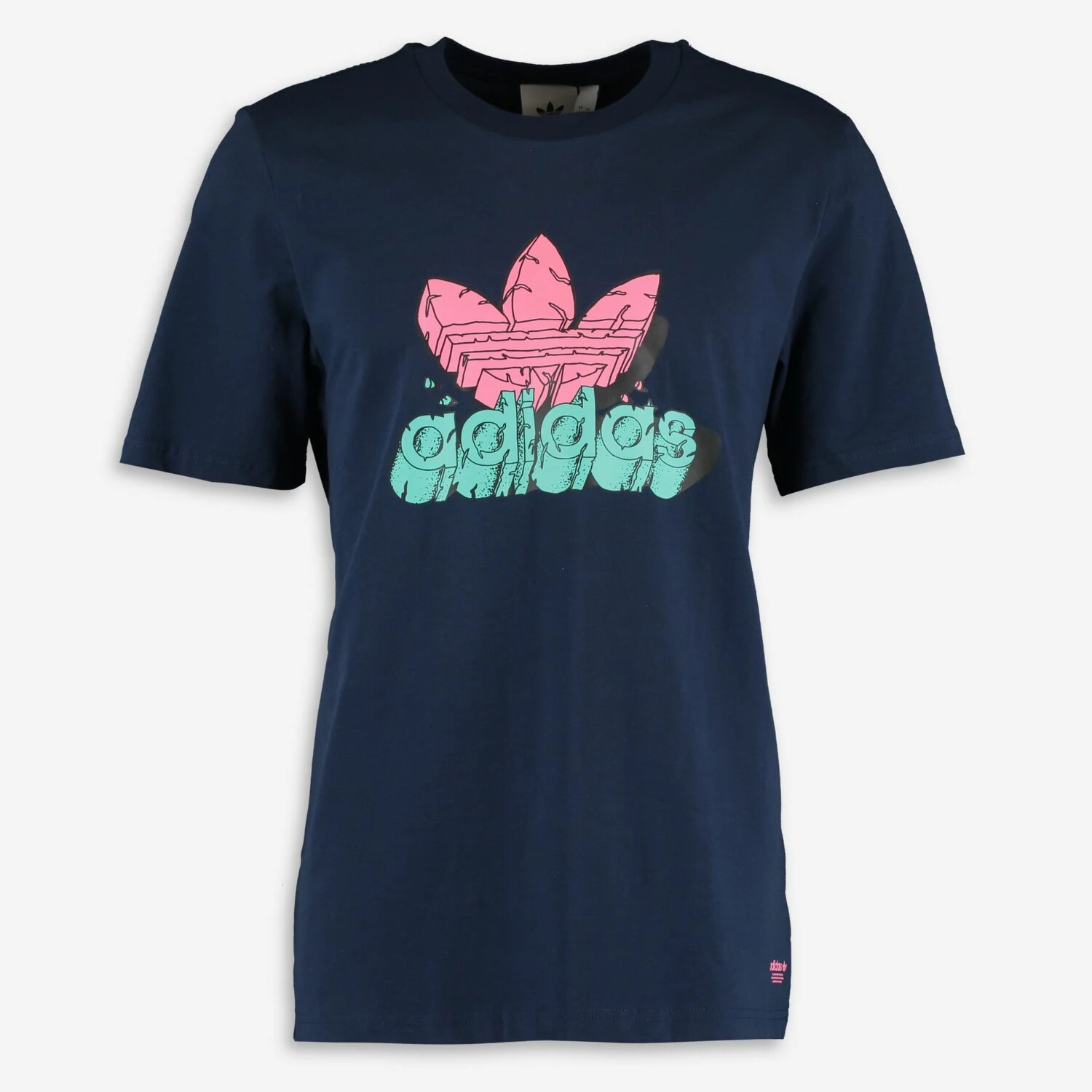 Adidas Navy Logo T Shirt 1 Adidas Navy Logo T Shirt