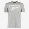 Reebok Grey Marl Logo T Shirt