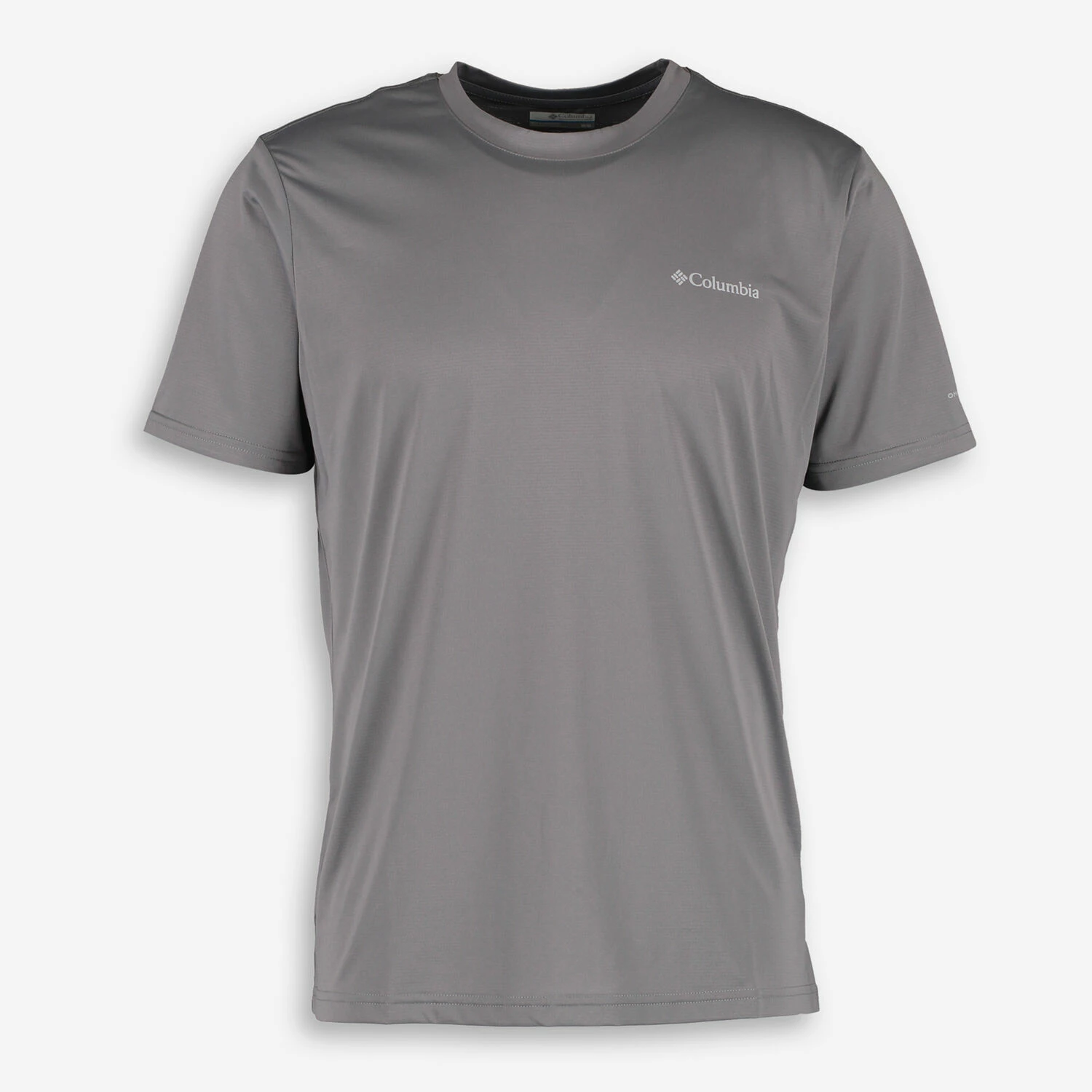 Columbia Dark Grey Hike Crew T Shirt 1 Columbia Dark Grey Hike Crew T Shirt