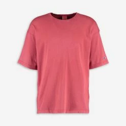 Champion Red Garment Dye Crew Neck T Shirt