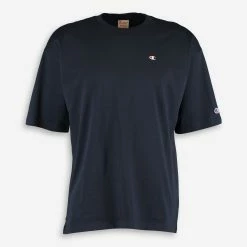Champion Navy Embroidered Logo T Shirt