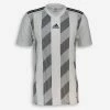 Adidas White Stripe Sports T Shirt