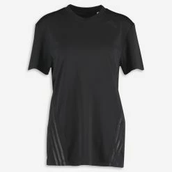 Adidas Black Striped Aero T Shirt