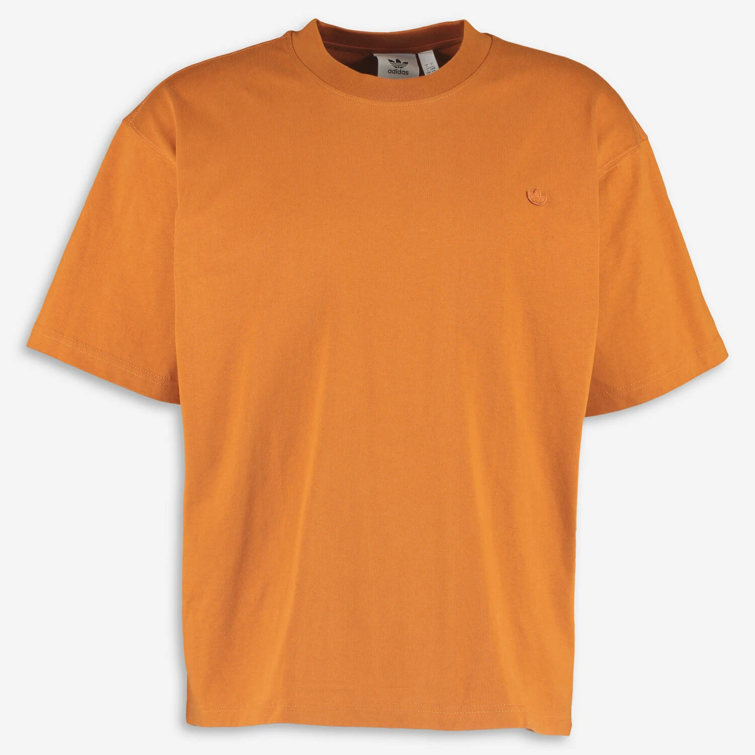 Adidas Burnt Orange Branded T Shirt 1 Adidas Burnt Orange Branded T Shirt