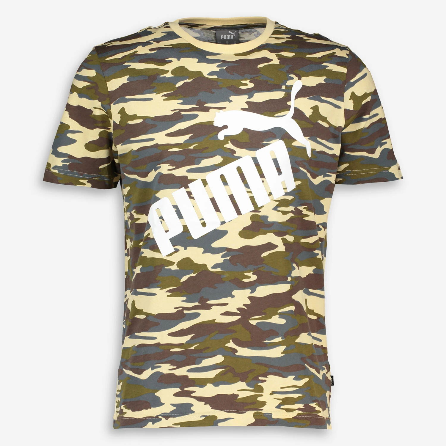 Puma Dark Olive Big Camo T Shirt 1 Puma Dark Olive Big Camo T Shirt