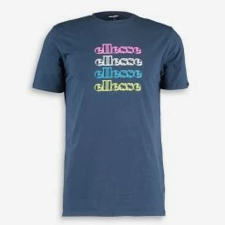 Ellesse Navy Logo Text T Shirt