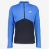 New Balance Blue Zip Neck Top