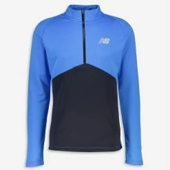 New Balance Blue Zip Neck Top