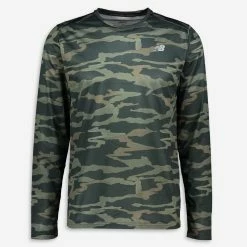 New Balance Green Camo Top
