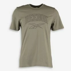 Reebok Khaki Logo T Shirt