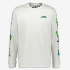 Adidas White Long Sleeve T Shirt
