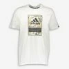 Adidas White Logo T Shirt