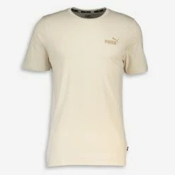 Puma Oatmeal Logo T Shirt