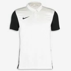 Nike White & Black Logo Polo Shirt