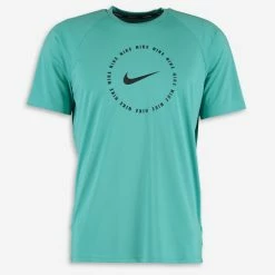 Nike Swim Teal Circular Logo T Shirt