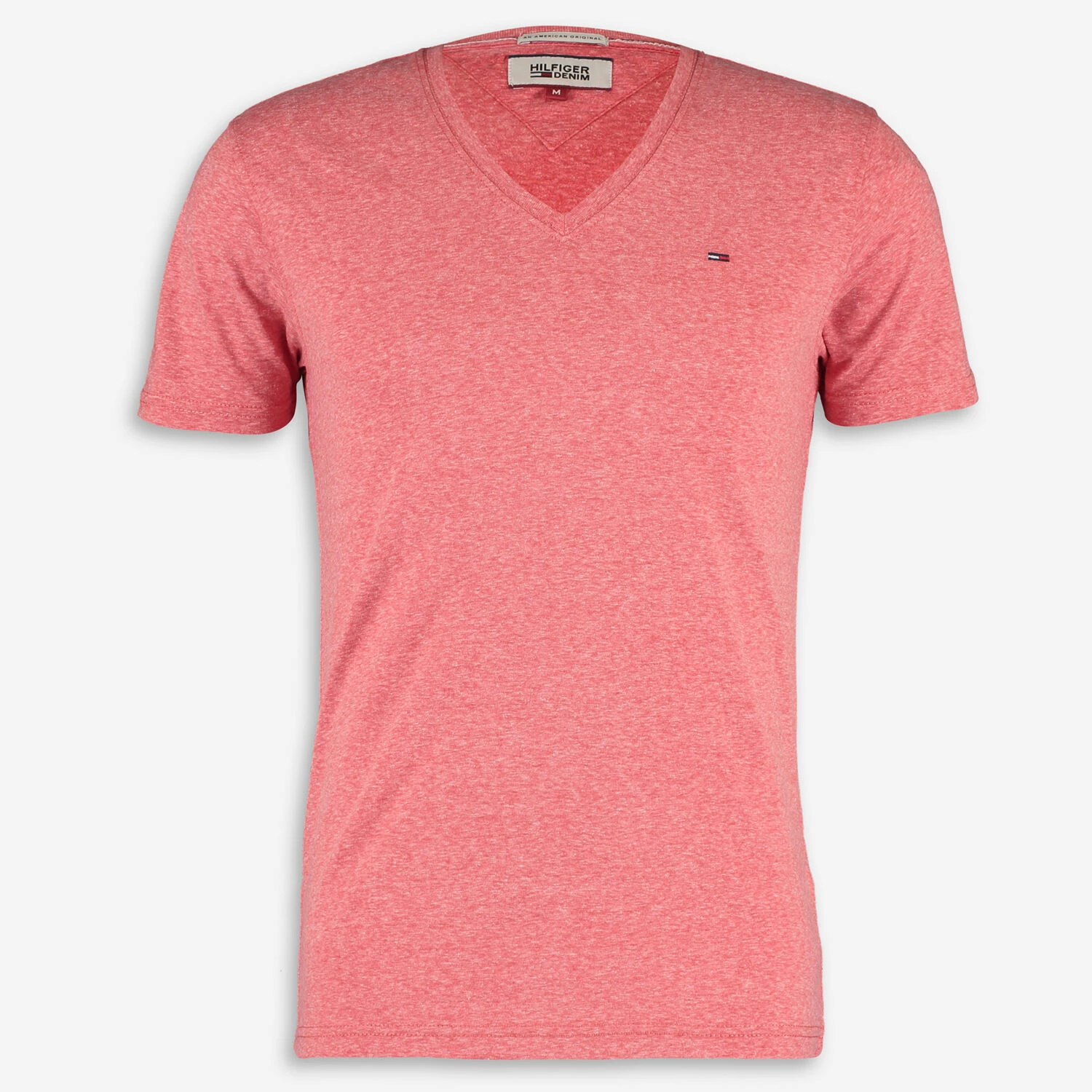 Hilfiger Denim Pink V Neck T Shirt 1 Hilfiger Denim Pink V Neck T Shirt
