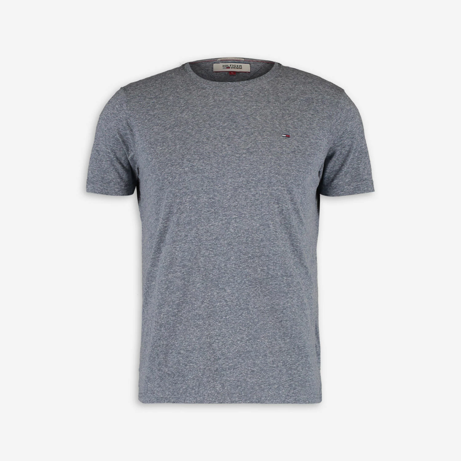 Tommy Hilfiger Grey Logo T Shirt 1 Tommy Hilfiger Grey Logo T Shirt