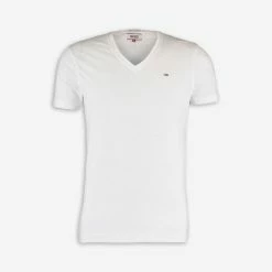Tommy Hilfiger White V Neck T Shirt