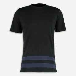 Holland Esquire Black & Blue Striped T Shirt
