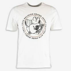 True Religion White Tour Logo T Shirt