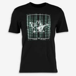 True Religion Black Printed Buddha T Shirt